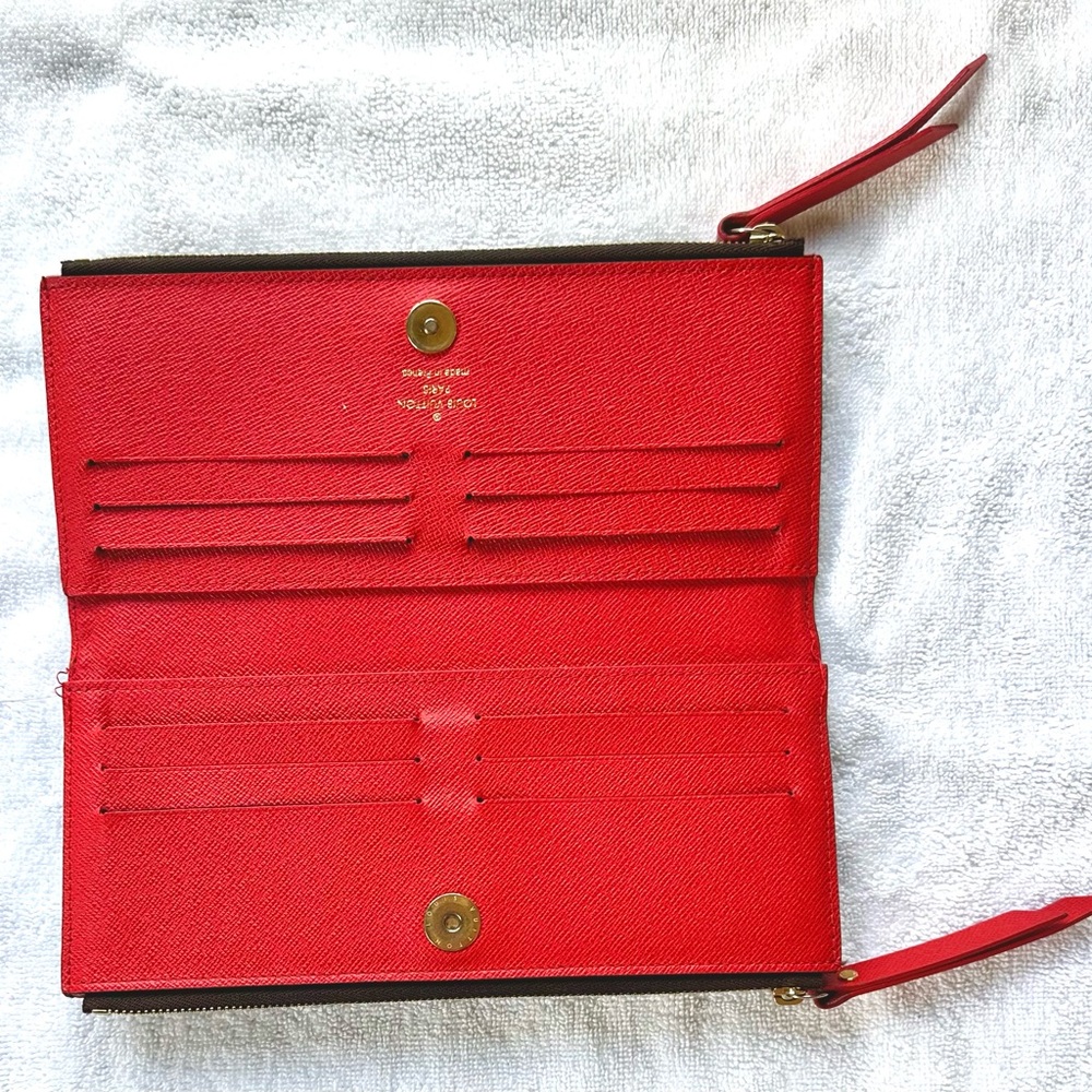 Louis Vuitton Monogram Canvas Adele Wallet Coquelicot Article: M61287 - Picture 9 of 16